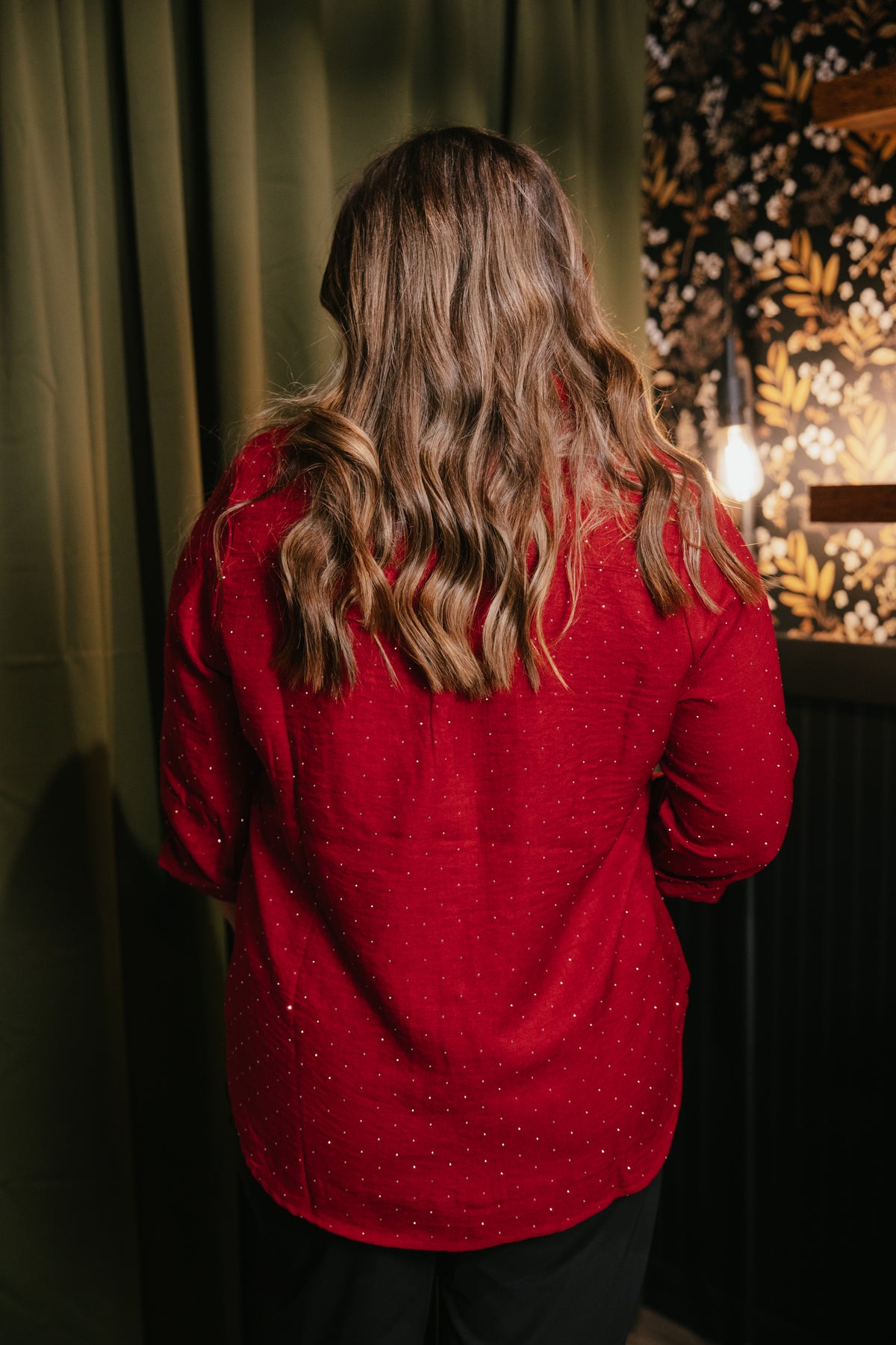 Night Out In Nashville Top In Ruby - Reg & Curvy