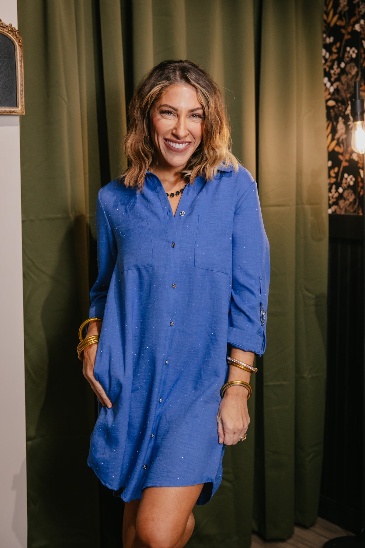 Make An Entrance Dress In Denim  - Reg & Curvy