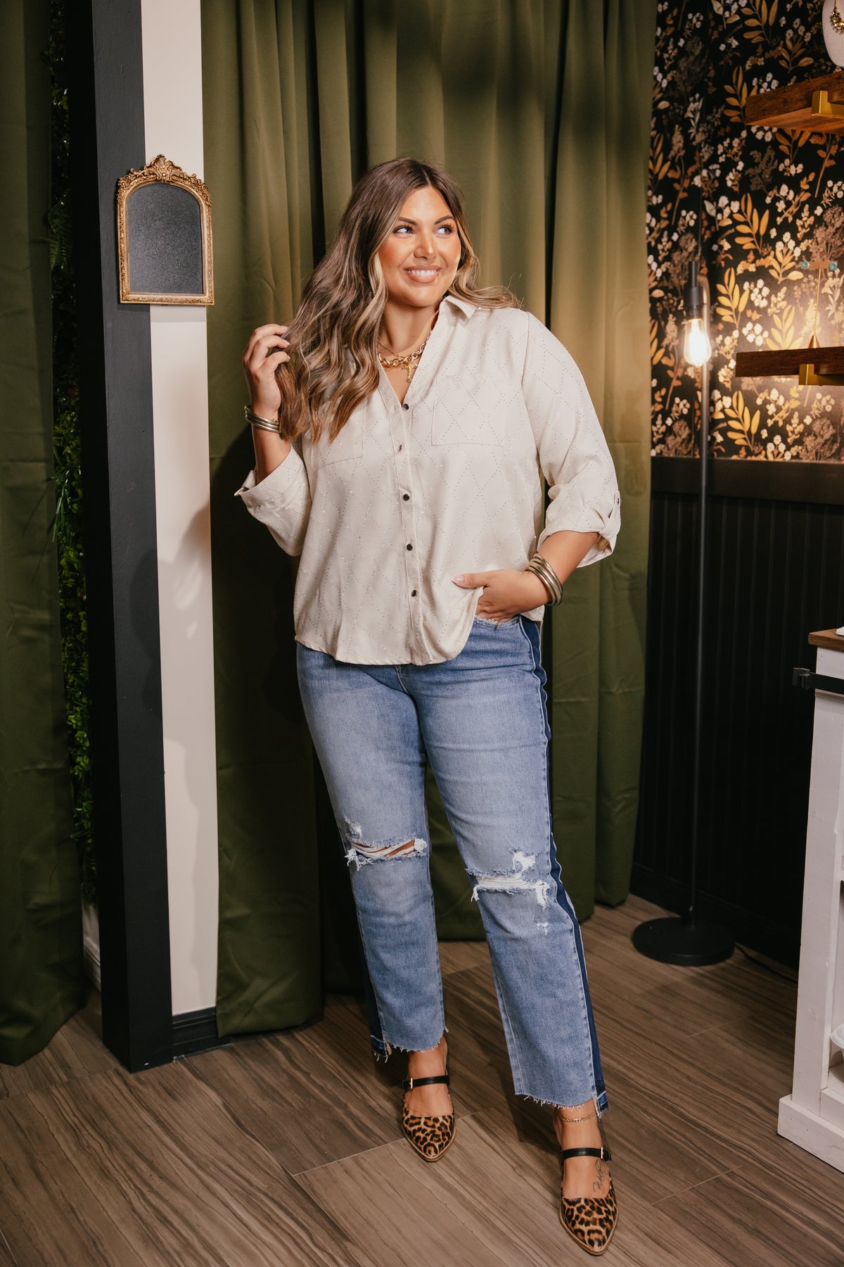 Mica Denim Split Decision Jeans
