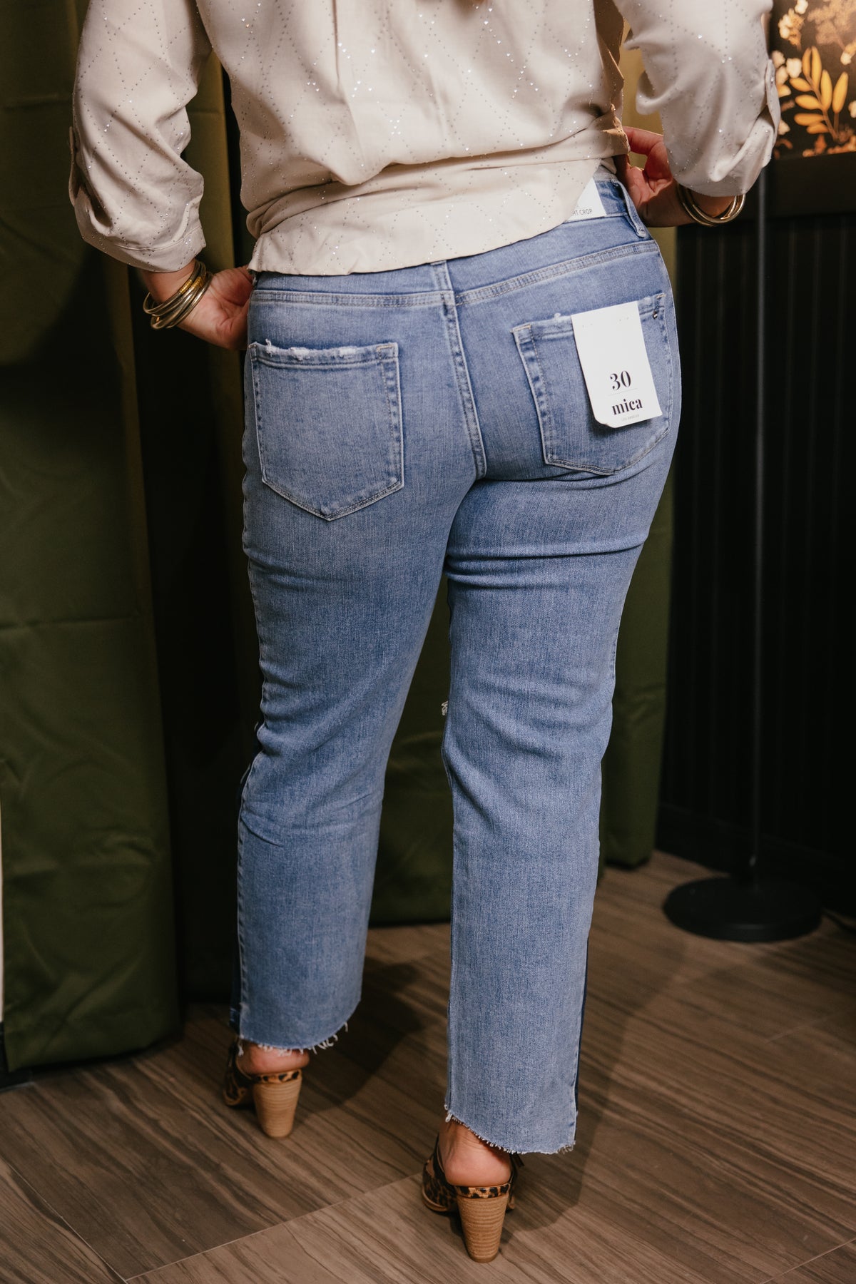 Mica Denim Split Decision Jeans