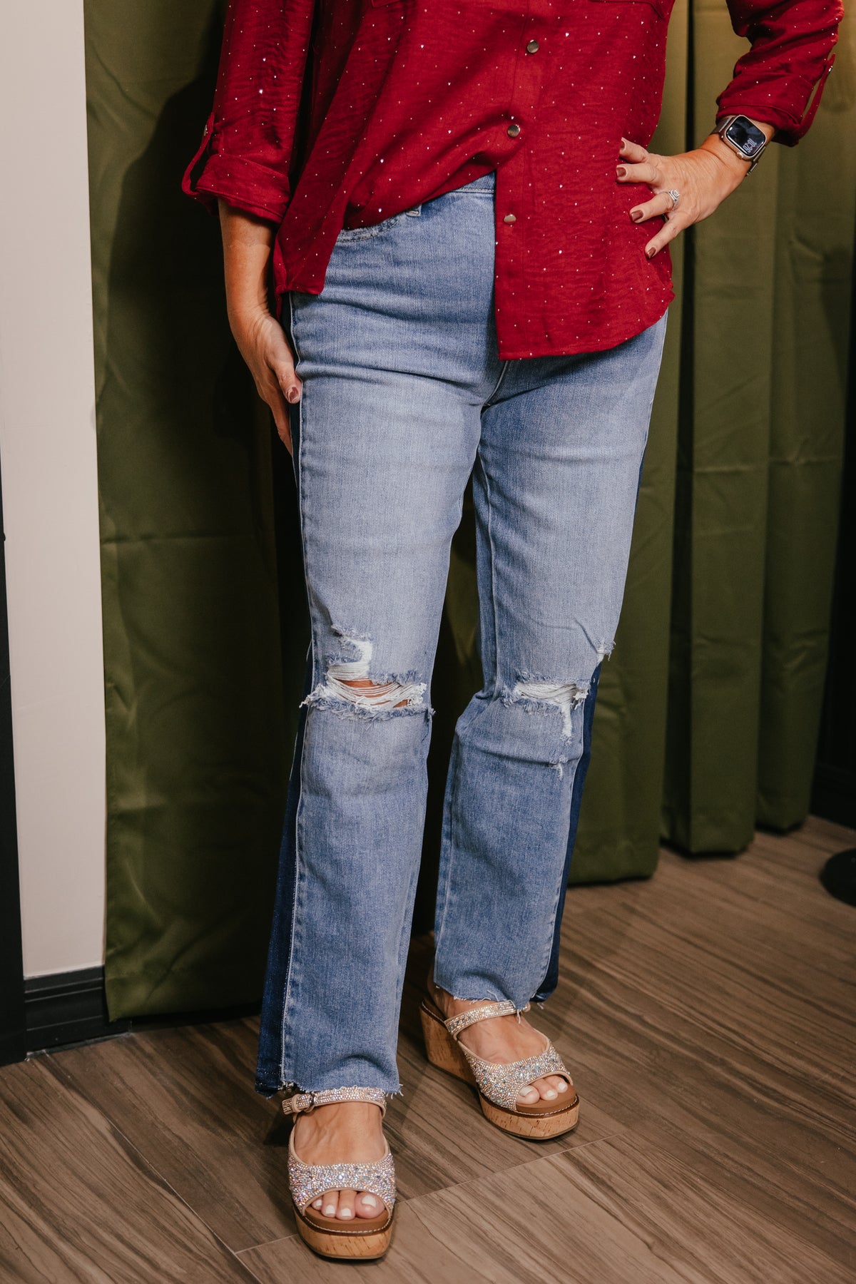Mica Denim Split Decision Jeans