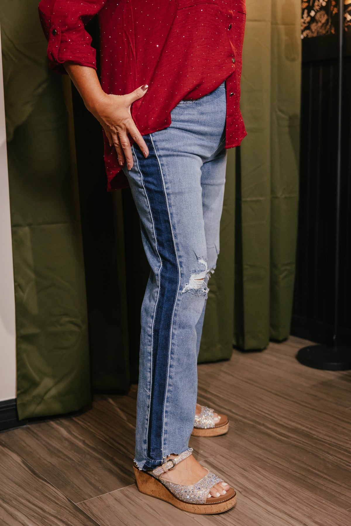 Mica Denim Split Decision Jeans