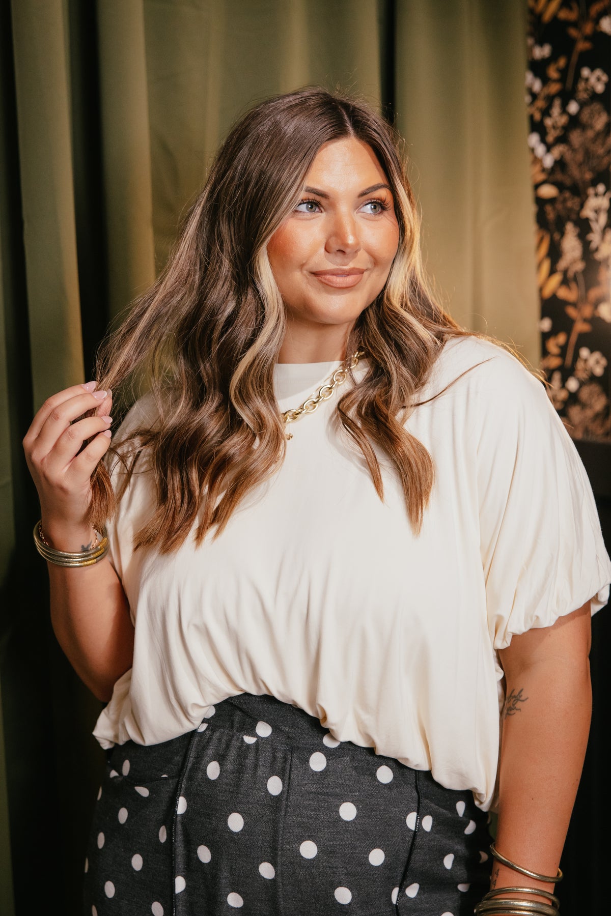 Softly Spoken Top In Ivory