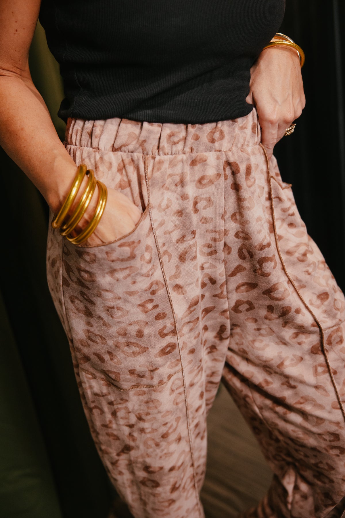 Casually Cool Pants In Sedona Cheetah - Reg & Curvy