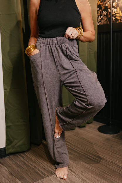 Casually Cool Pants In French Chocolate - Reg & Curvy