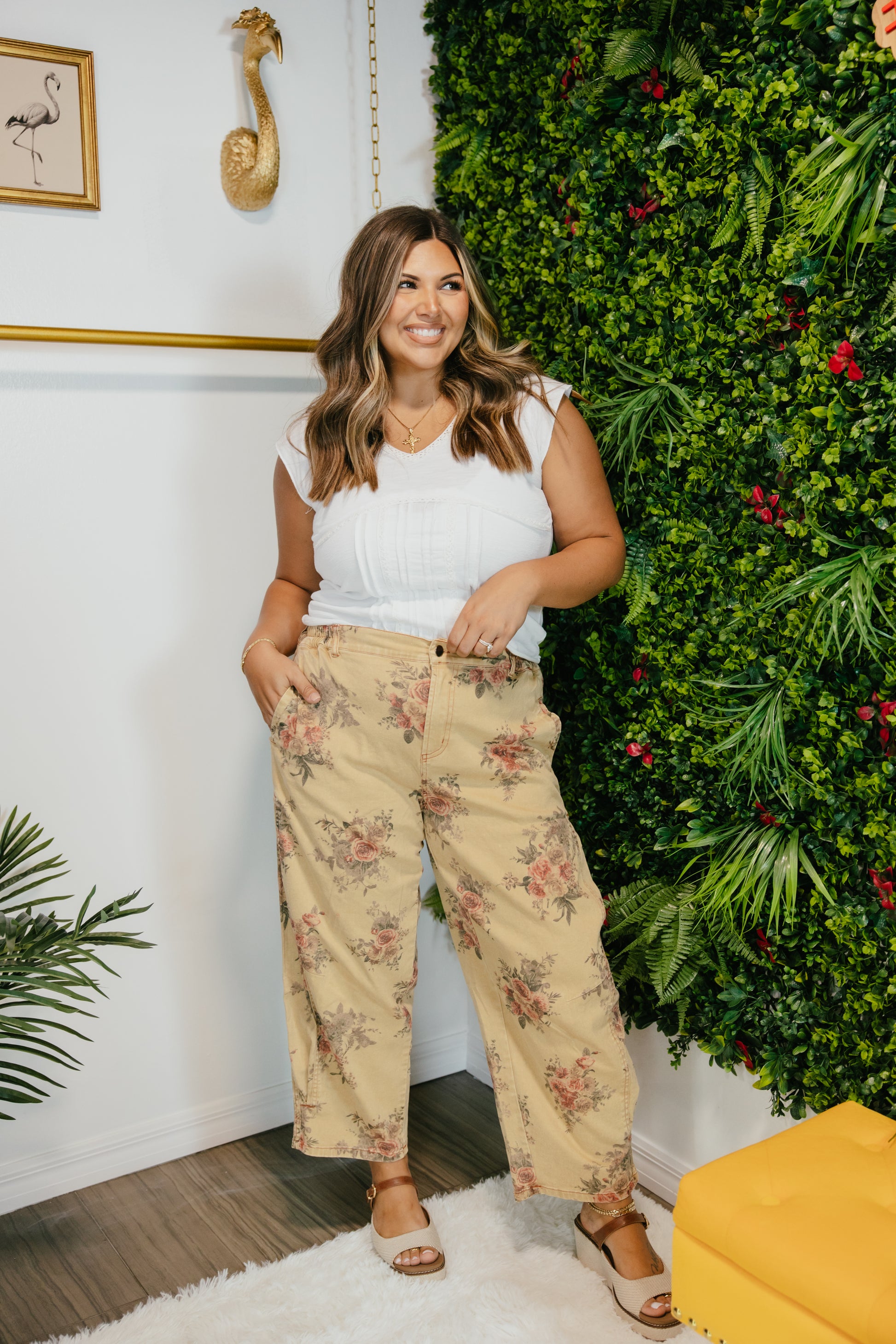 Wild Rose Pants In Toast