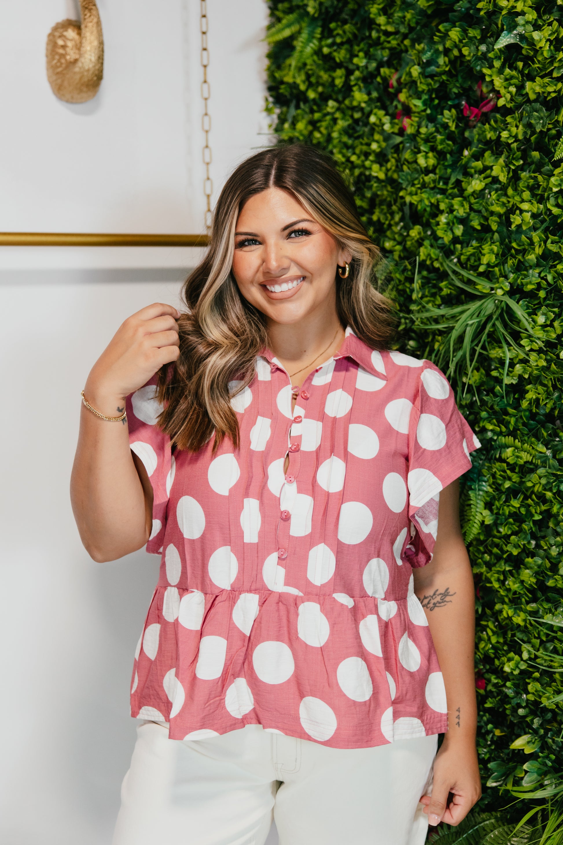 Polka Party Top
