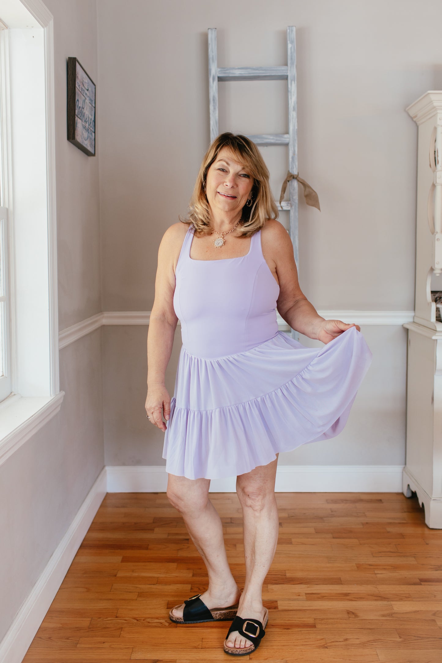 Twirl Worthy Dress In Purple