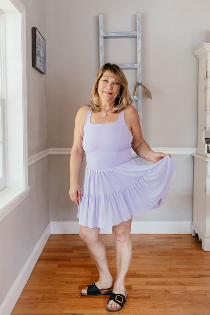 Twirl Worthy Dress In Purple