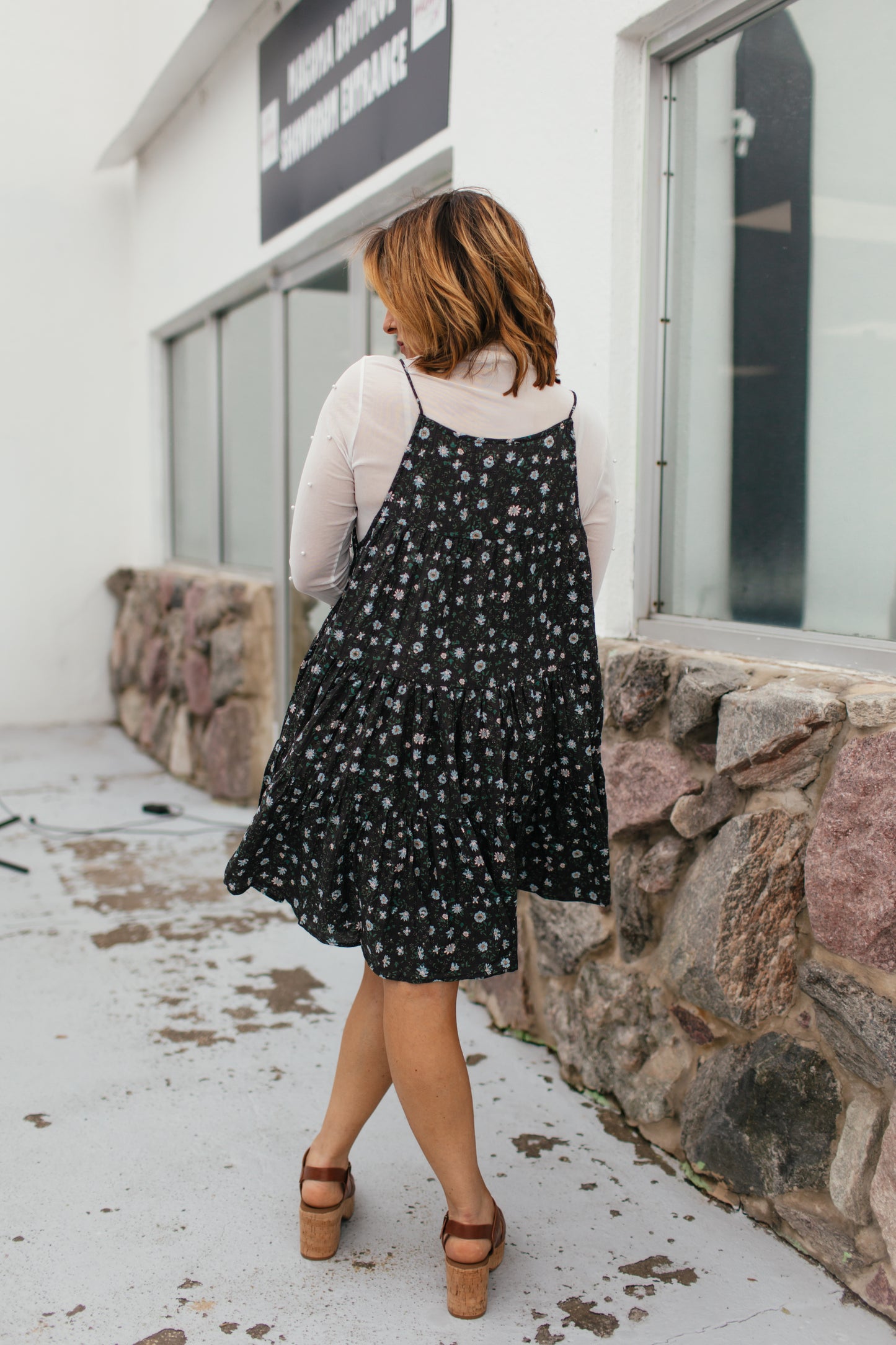 Nightfall Floral Dress