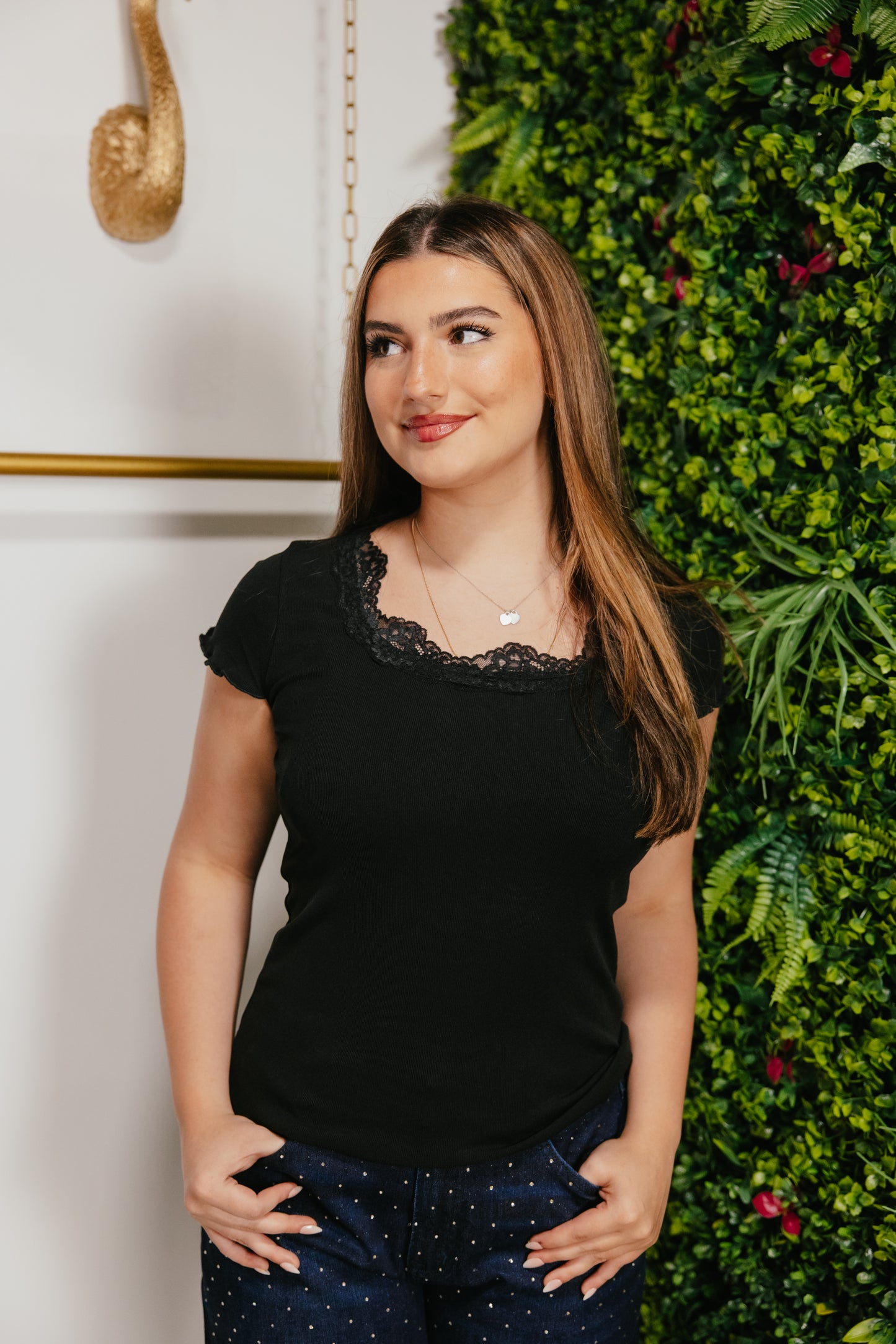 Sweet Obsession Top In Black - Reg & Curvy