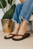 Corky's Cognac Summer Plans Flip Flops