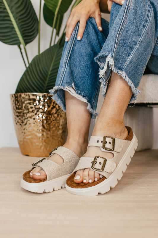 Corky's Natural Coated Rumor Has It Sandals FINAL SALE