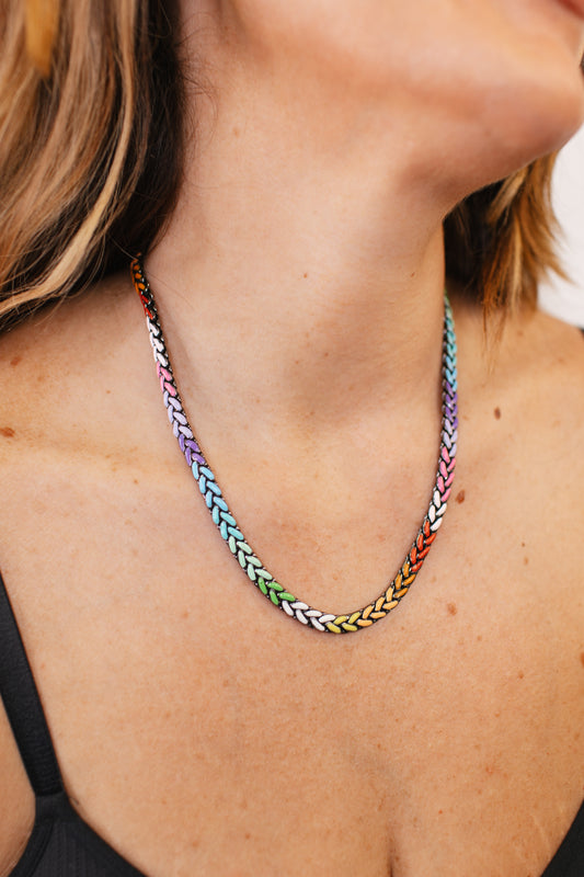 Tova Selina Necklace in Gunmetal