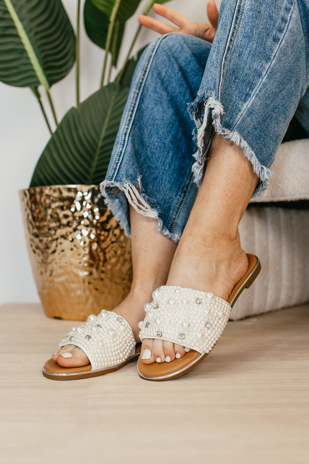 Corky's Ivory Gimme Kiss Flip Flops FINAL SALE