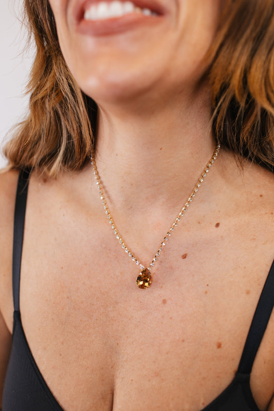 Tova Milli Necklace in Clear Light Colorado Topaz