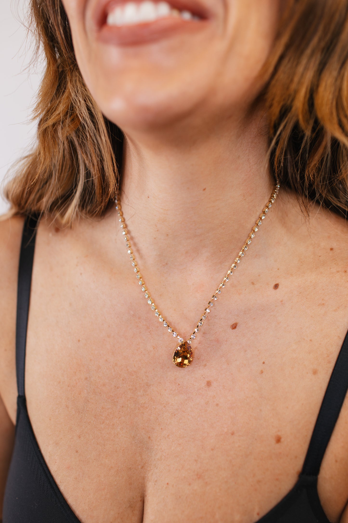 Tova Milli Necklace in Clear Light Colorado Topaz