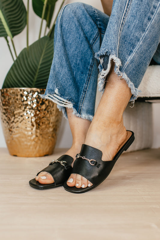Corky's  Black Bit Of A Breeze Sandals