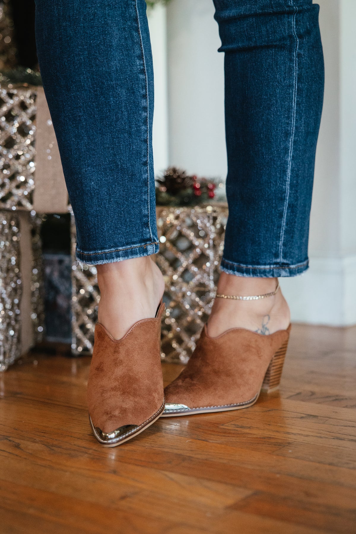 Corky's Tobacco Faux Suede Tell It To The Judge Heels