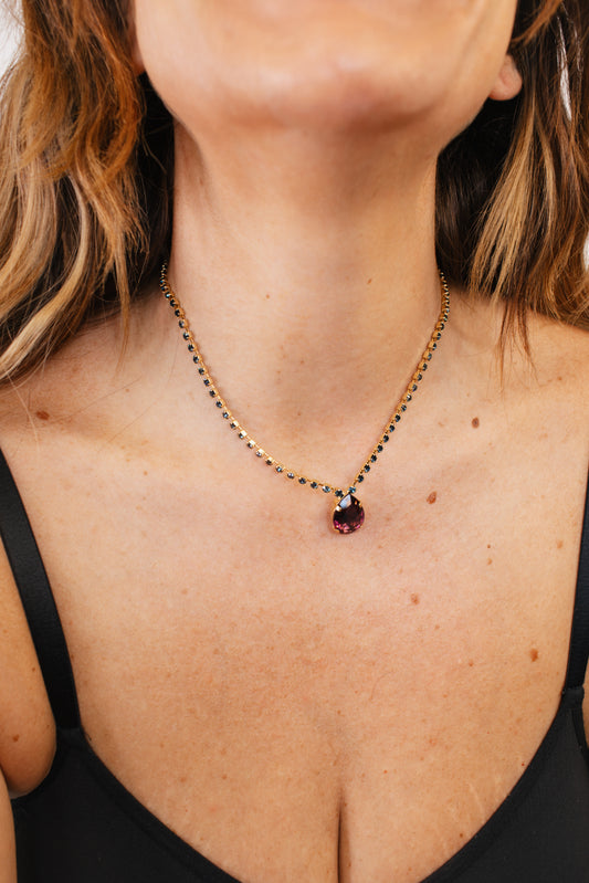 Tova Milli Necklace in Montana Amethyst