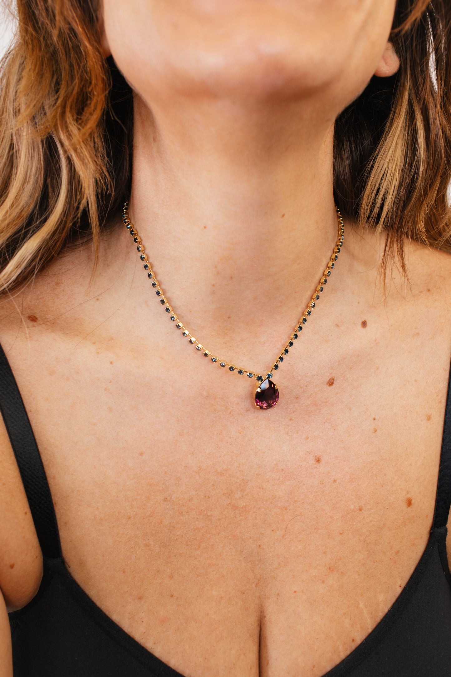 Tova Milli Necklace in Montana Amethyst
