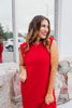 Chic & Simple Dress In Red