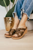 Corky's Tan Oil Pu Bowdacious Sandals FINAL SALE