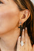 Tova Baby Donatella Earrings in Jet - FINAL SALE