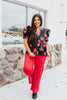 Floral Drama Top - Reg & Curvy