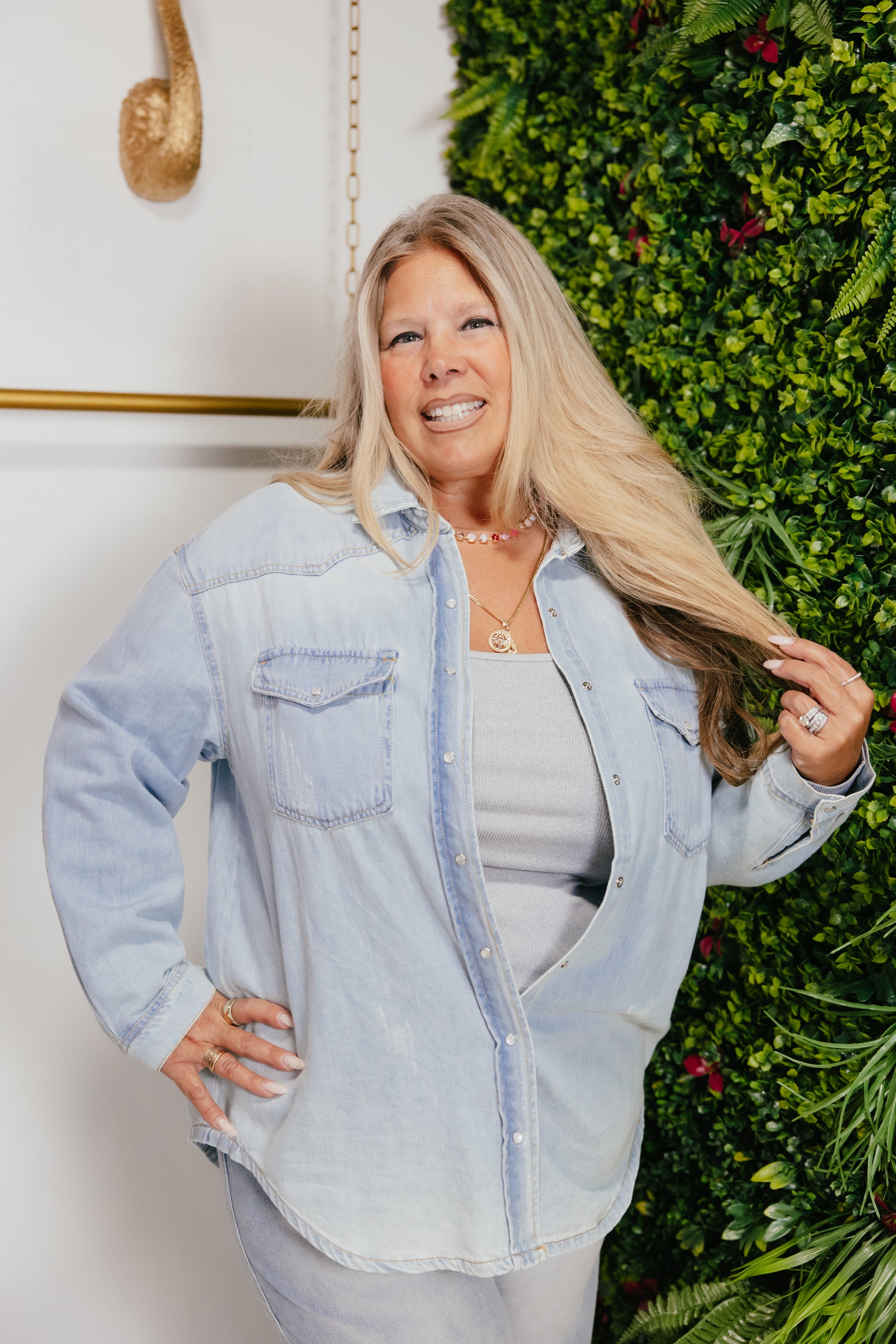 Wear It Your Way Denim Shirt - Reg & Curvy