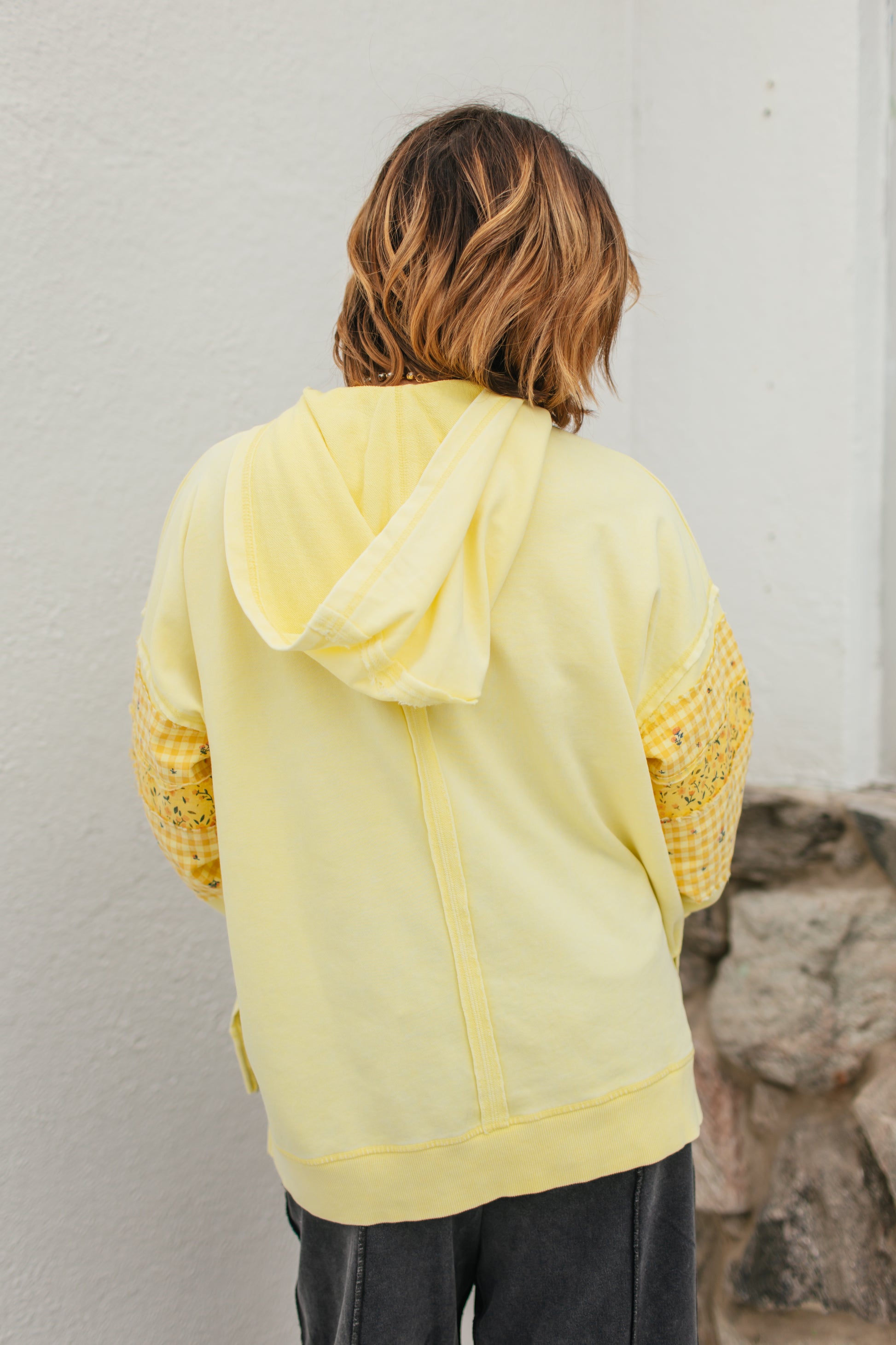 Sunshine Stitched Hoodie