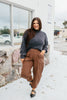 Stonewashed Comfort Sweat In Charcoal