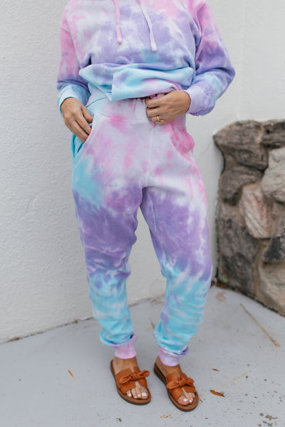 Cotton Candy Tie Dye Joggers