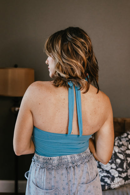 Show Stopper Brami Tank In Teal - Reg & Curvy