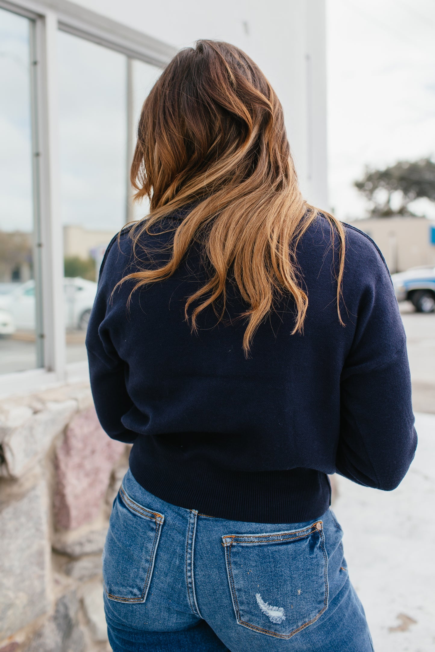 Cabernet Cozy Cardigan In Navy