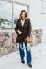 Timeless Tailored Coat In Espresso