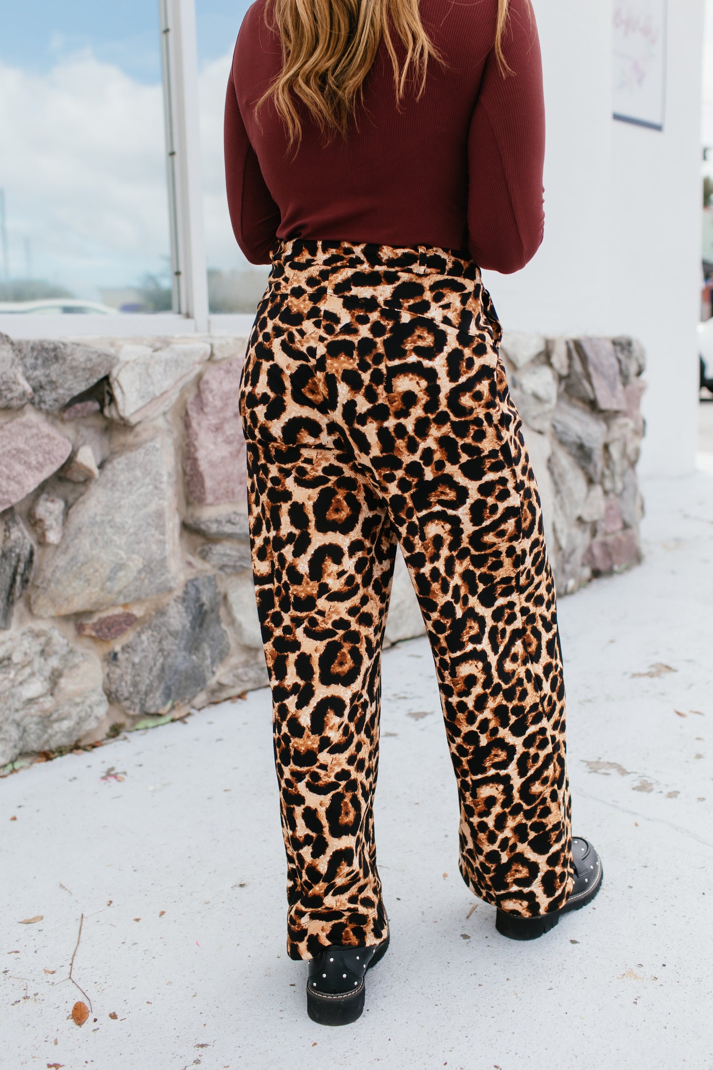 Add To Cart Pants In Leopard - Reg & Curvy