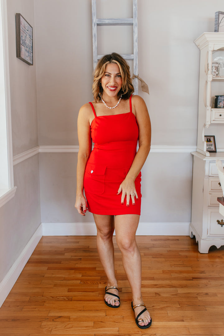 Simply Sophisticated Dress In Red