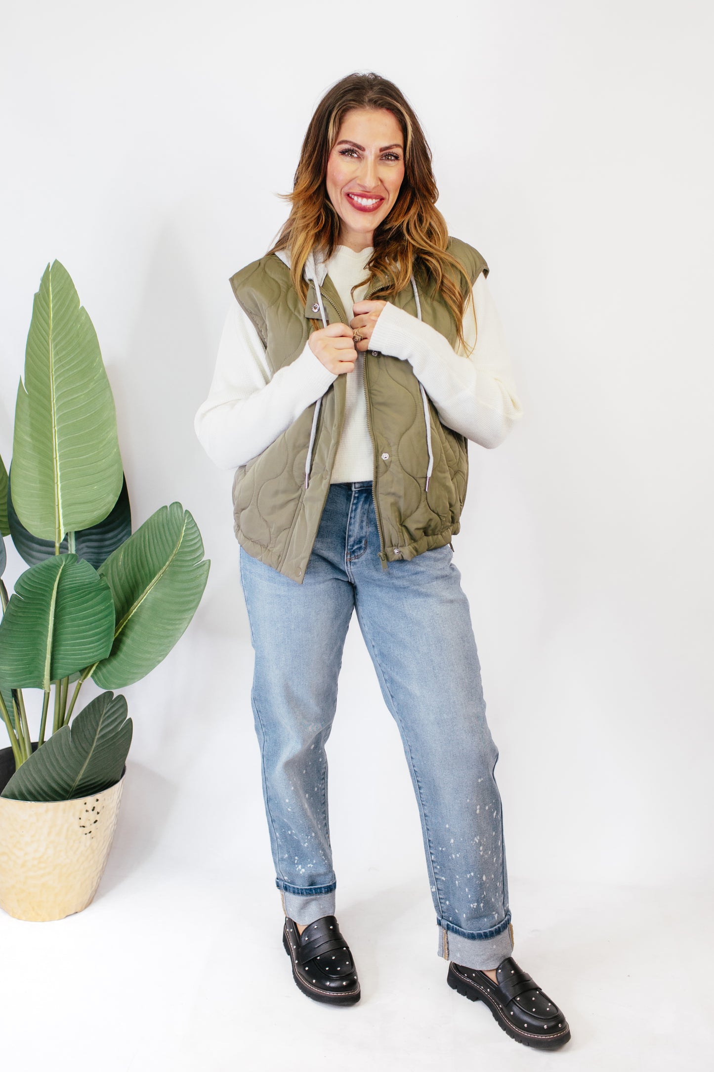 Olive Branch Vest