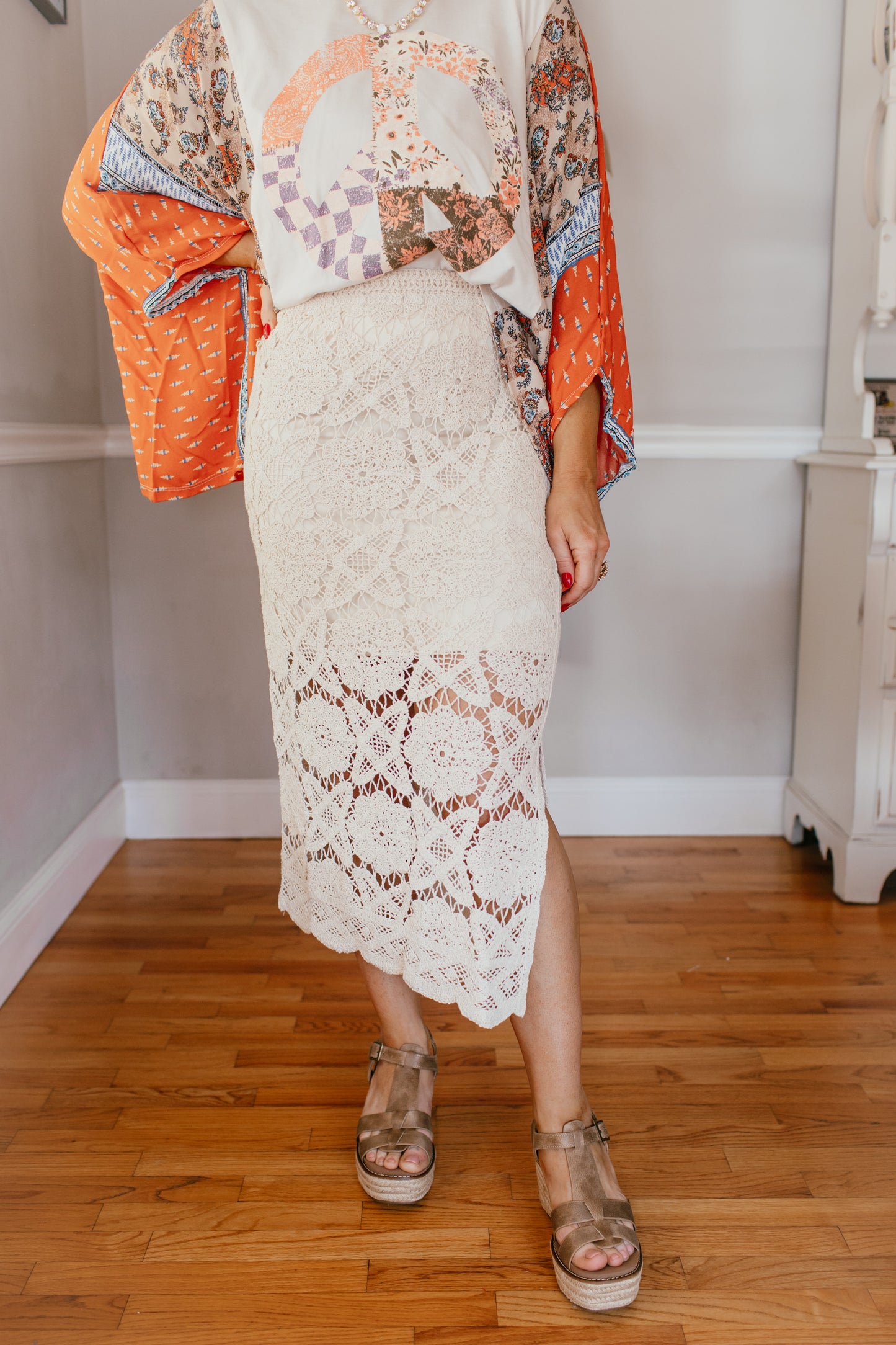 Coastal Crochet Skirt