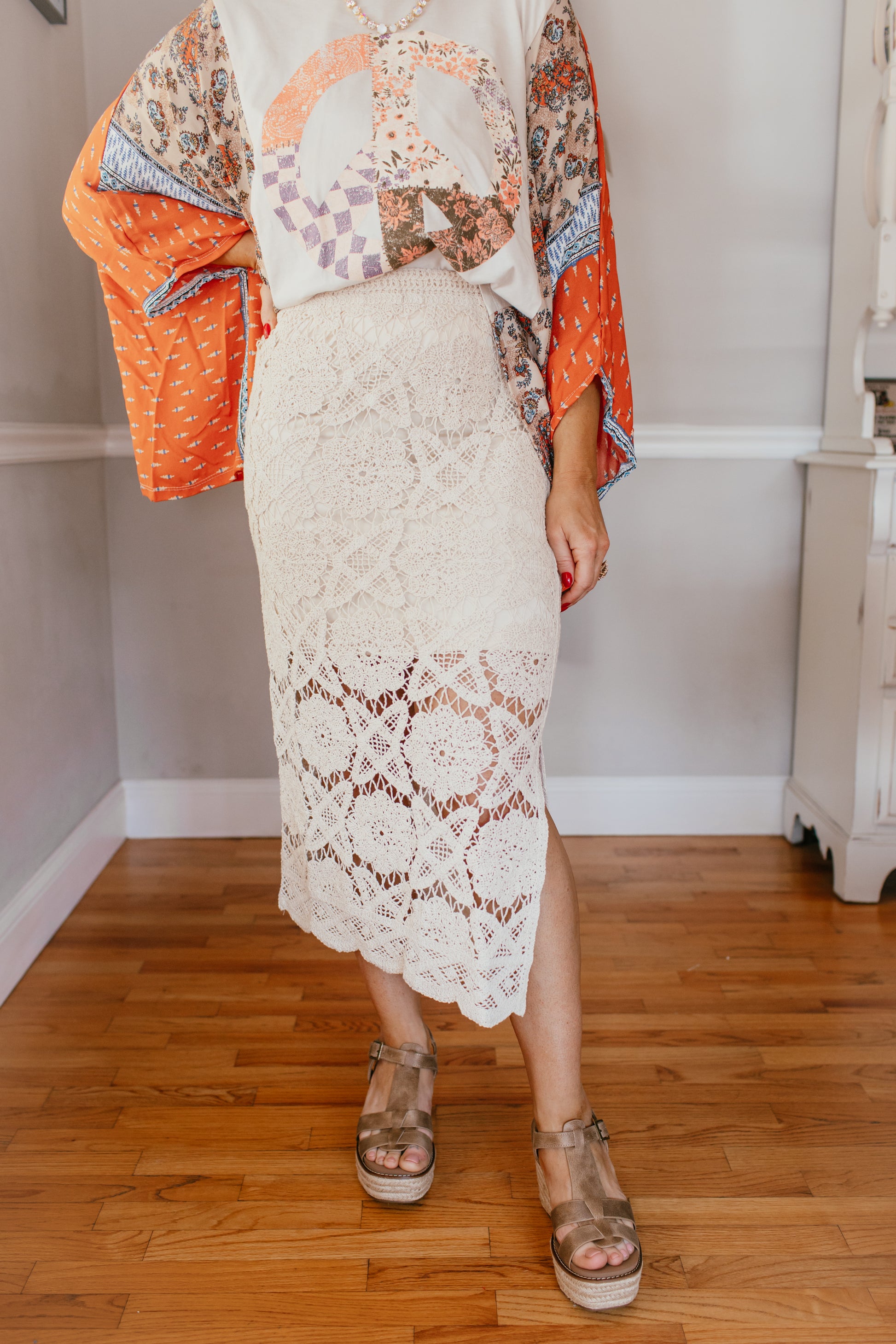Coastal Crochet Skirt