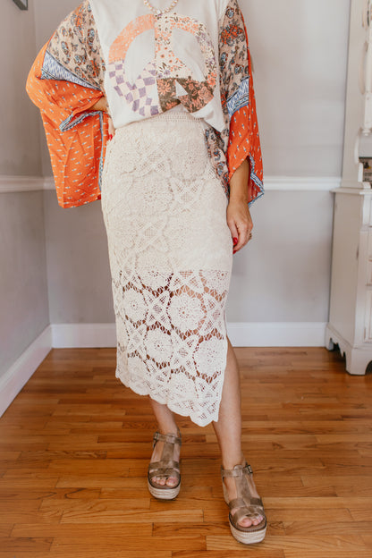 Coastal Crochet Skirt