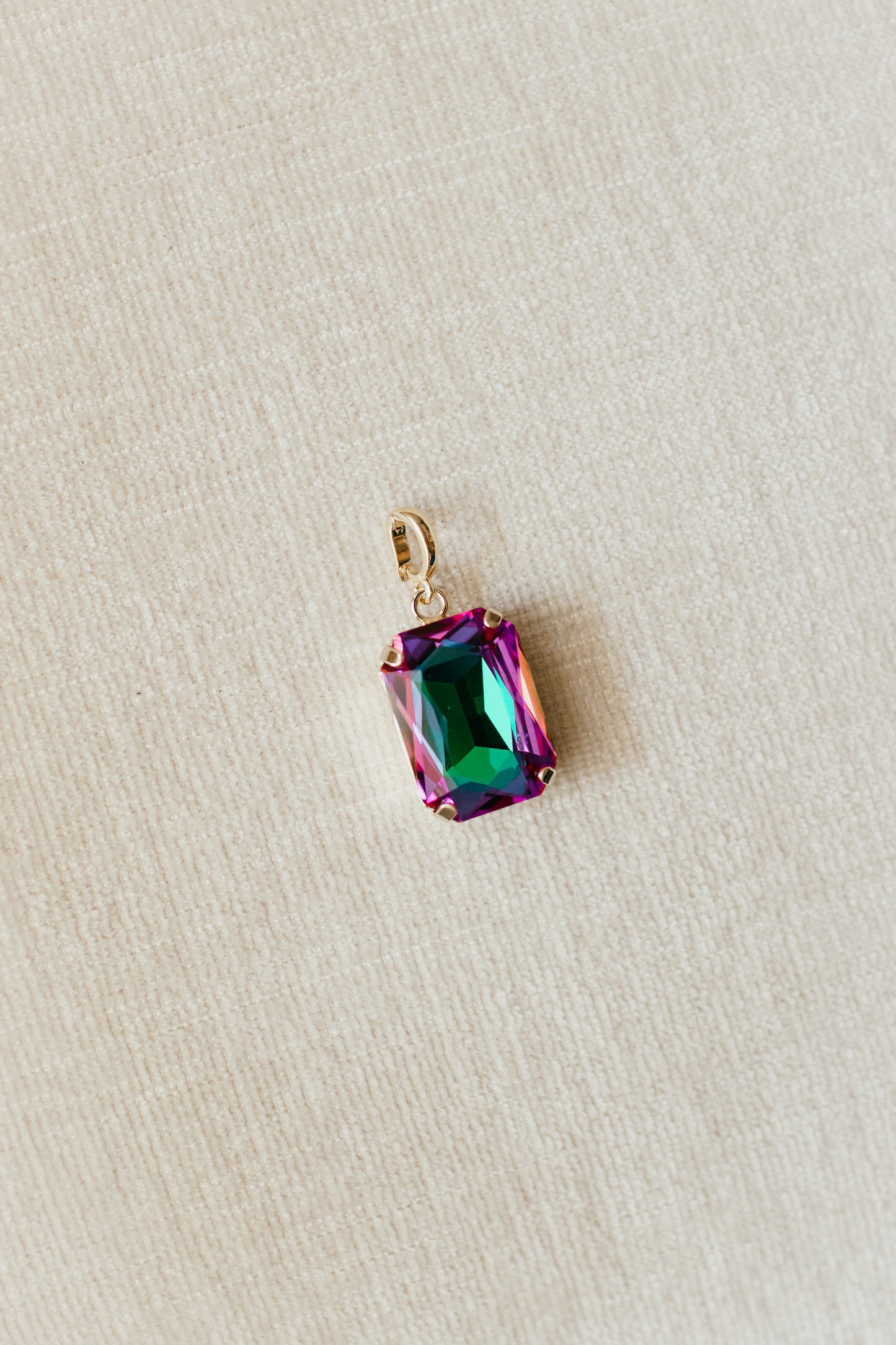 Rectangular Charm in Midnight