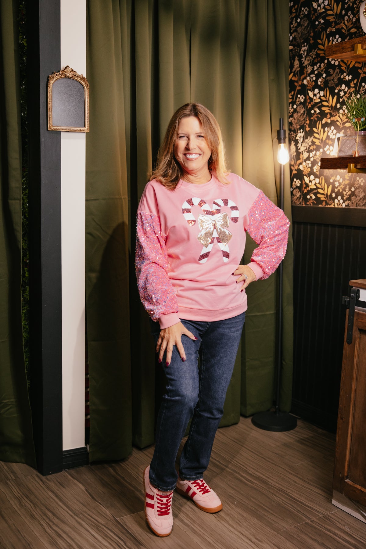 Candy Cane Lane Sweater