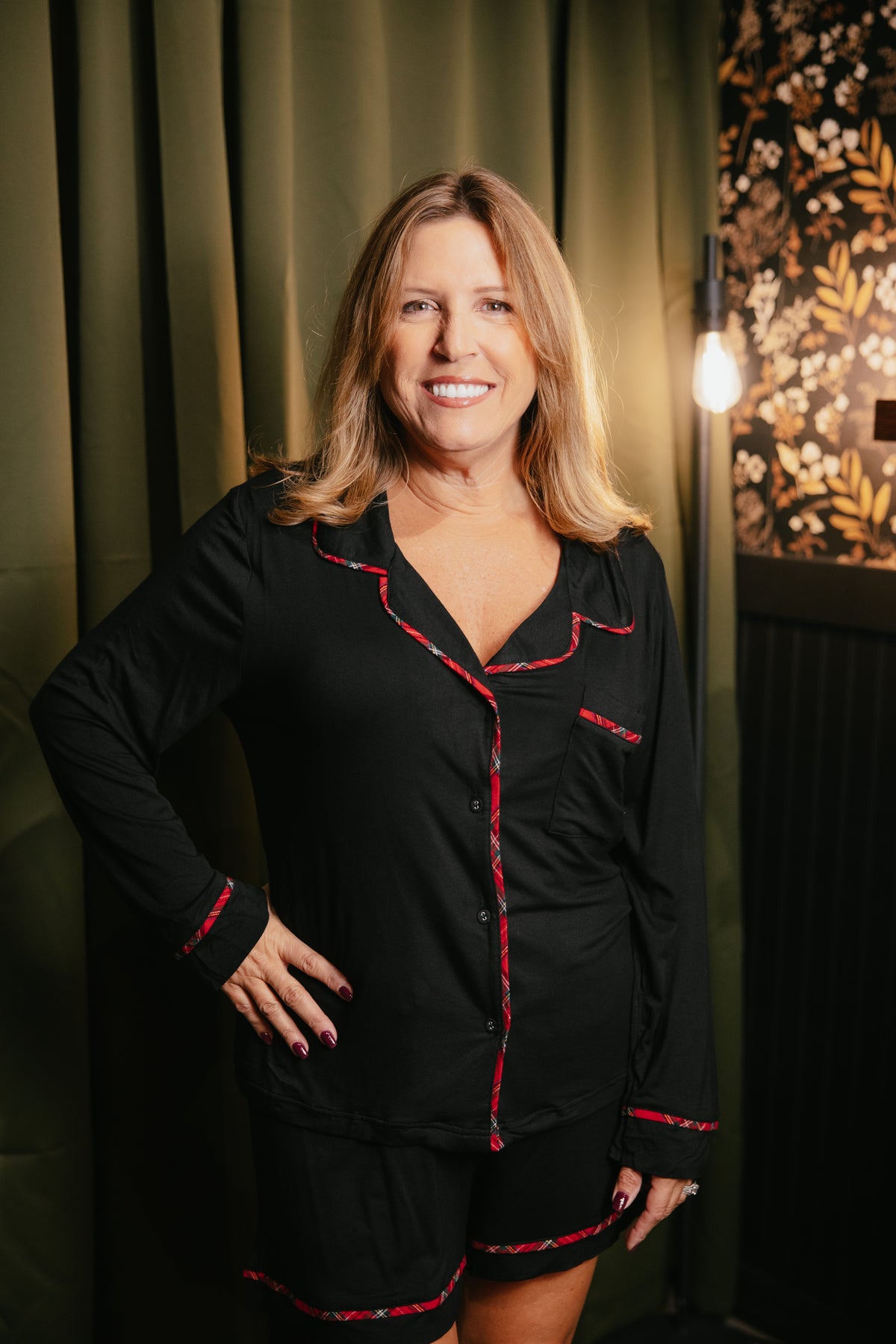 Staying In Lounge Set In Black - Reg & Curvy
