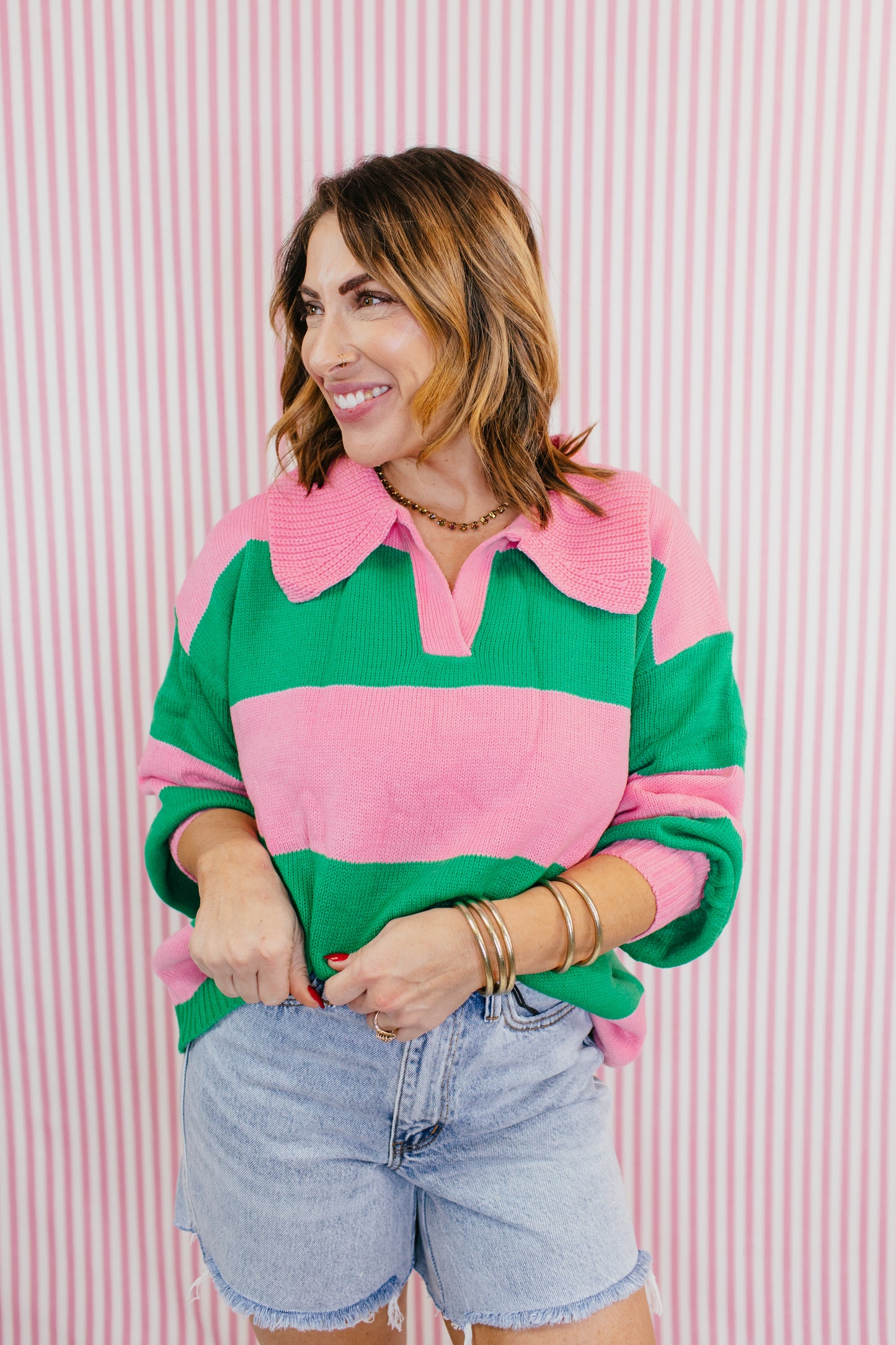 Pep Talk Sweater - Reg & Curvy