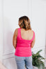 Here's The Scoop Tank in Pink - Reg/Curvy