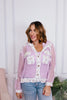 Retro Garden Patch Jacket in Lavender Multi