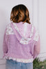 Retro Garden Patch Jacket in Lavender Multi
