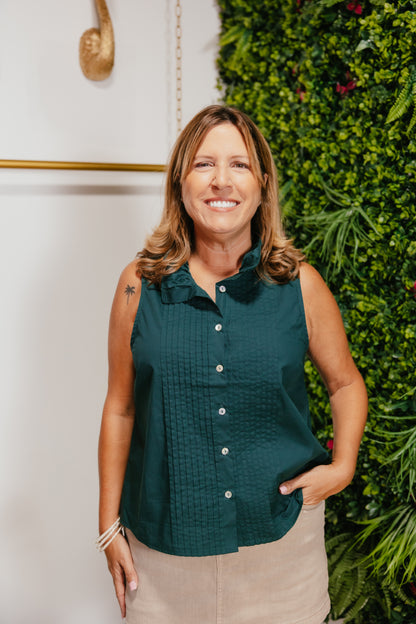 Emerald Elegance Top
